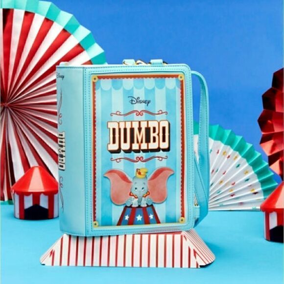 Loungefly Disney Dumbo Book Convertible  Backpack/Crossbody Bag NWT - Picture 4 of 16